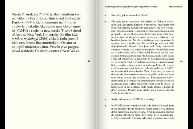 Marie Dvořáková: Je těžké klepat na dveře, aby ti otevřeli, když o tobě ještě nikdo neslyšel